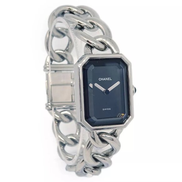 Chanel Premiere Quartz Watch Silver SS #L V - Picture 1 of 7